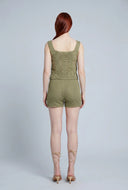 Knit Drawstring Shorts