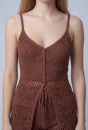 Taytum Crochet Flyaway Maxi Top