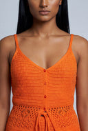 Taytum Crochet Flyaway Maxi Top