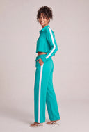 Contrast Stripe Wide Leg Pants