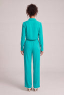 Contrast Stripe Wide Leg Pants