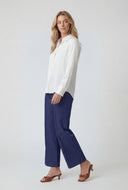 Keily Satin Button Front Shirt