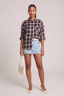 Plaid Tunic Shirt