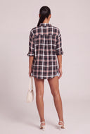 Plaid Tunic Shirt