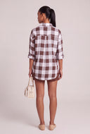 Plaid Button Front Shirt
