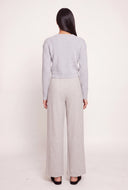Oaklee Cable Knit Crop Sweater