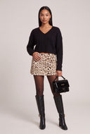 Elle Cable Knit Crop Sweater