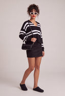 Striped V-Neck Sweater