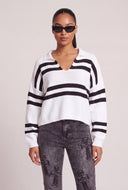 Striped V-Neck Sweater