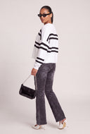 Striped V-Neck Sweater