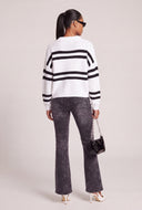 Striped V-Neck Sweater
