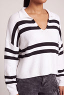 Striped V-Neck Sweater