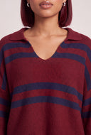 Striped V-Neck Sweater