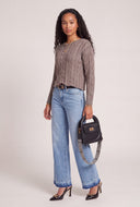 Cable Knit Long Sleeve Sweater
