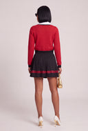 Layered Look Contrast Sweater