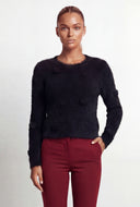 Rose Eyelash Knit Sweater