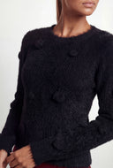 Rose Eyelash Knit Sweater