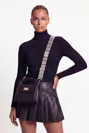 Dorothy Rib Knit Long Sleeve Turtleneck Top