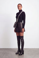 Dorothy Rib Knit Long Sleeve Turtleneck Top