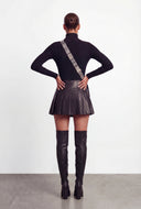 Dorothy Rib Knit Long Sleeve Turtleneck Top