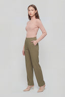 Dorothy Rib Knit Long Sleeve Turtleneck Top