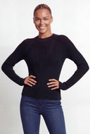 Cable Knit Crew Neck Sweater