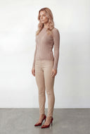 Cable Knit Crew Neck Sweater