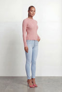 Cable Knit Crew Neck Sweater