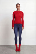 Cable Knit Crew Neck Sweater