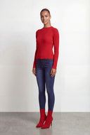 Cable Knit Crew Neck Sweater