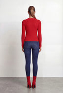 Cable Knit Crew Neck Sweater