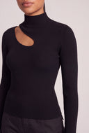 Asymmetrical Cutout Sweater
