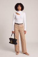 Asymmetrical Cutout Sweater