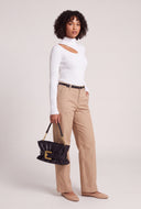 Asymmetrical Cutout Sweater