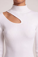 Asymmetrical Cutout Sweater