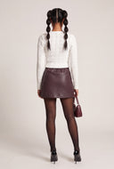 Asymmetrical Faux Wrap Sweater