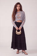 Cutout Crop Sweater
