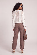 Cutout Crop Sweater
