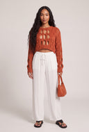 Cutout Crop Sweater