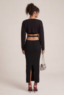 Studded Crop Bolero Sweater