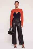 Studded Crop Bolero Sweater