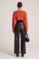 Studded Crop Bolero Sweater