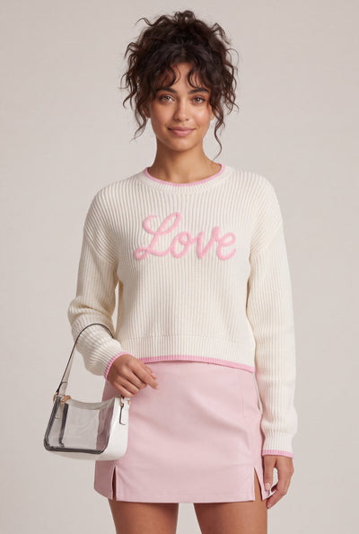 Love Graphic Sweater