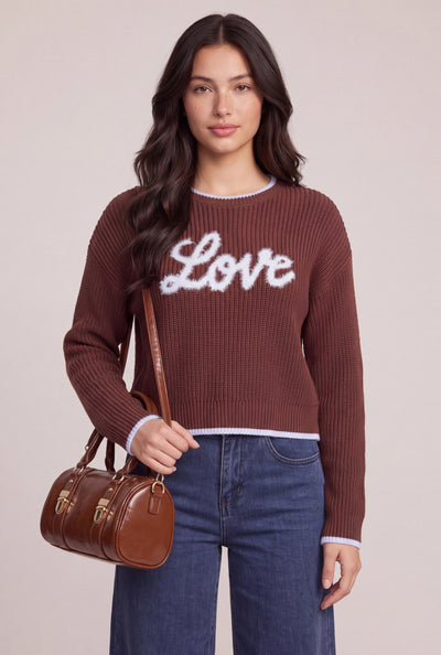 Love Graphic Sweater
