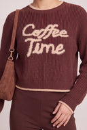 Coffee Graphic Sweater
