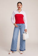 Angel Layered Look Top