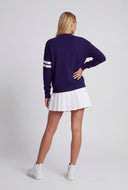 Amy Varsity Stripe Button Front Cardigan