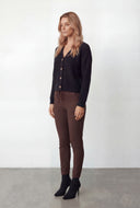 Dalia Classic V-Neck Button Front Cardigan