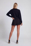 Saanvi Button Front Crop Cardigan