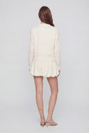 Saanvi Button Front Crop Cardigan